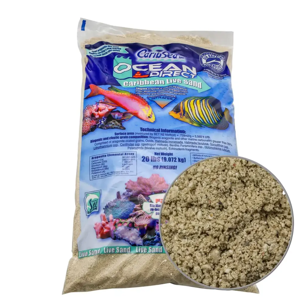 CaribSea - Original Grade Ocean Direct Live Reef Sand (40 lbs)
